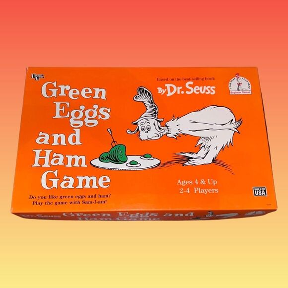 Vintage 1996 Green Eggs and Ham Game Board Game by University Games Dr. Seuss - Picture 2 of 8